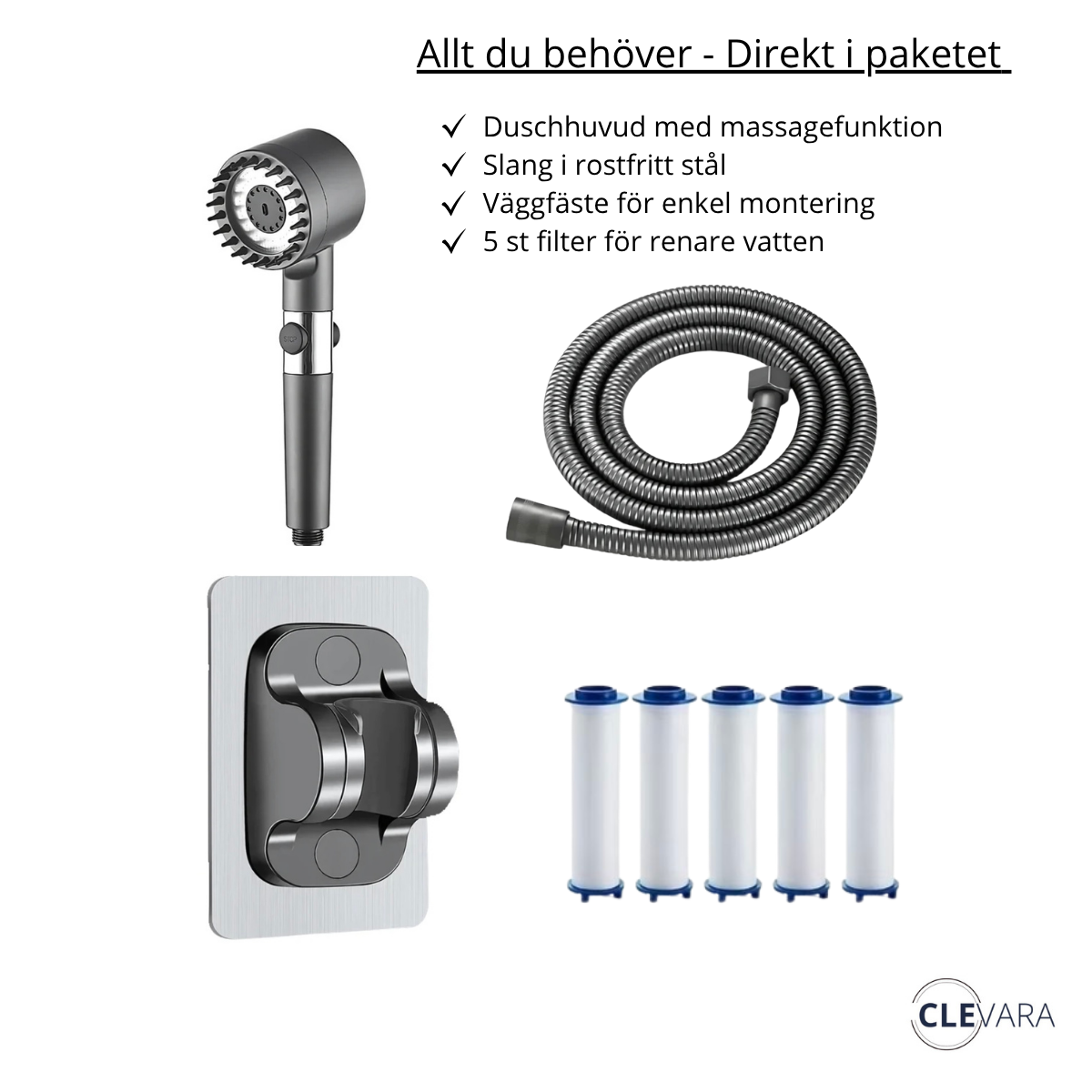 Clevara HydroPure - Starkare stråle & renare vatten